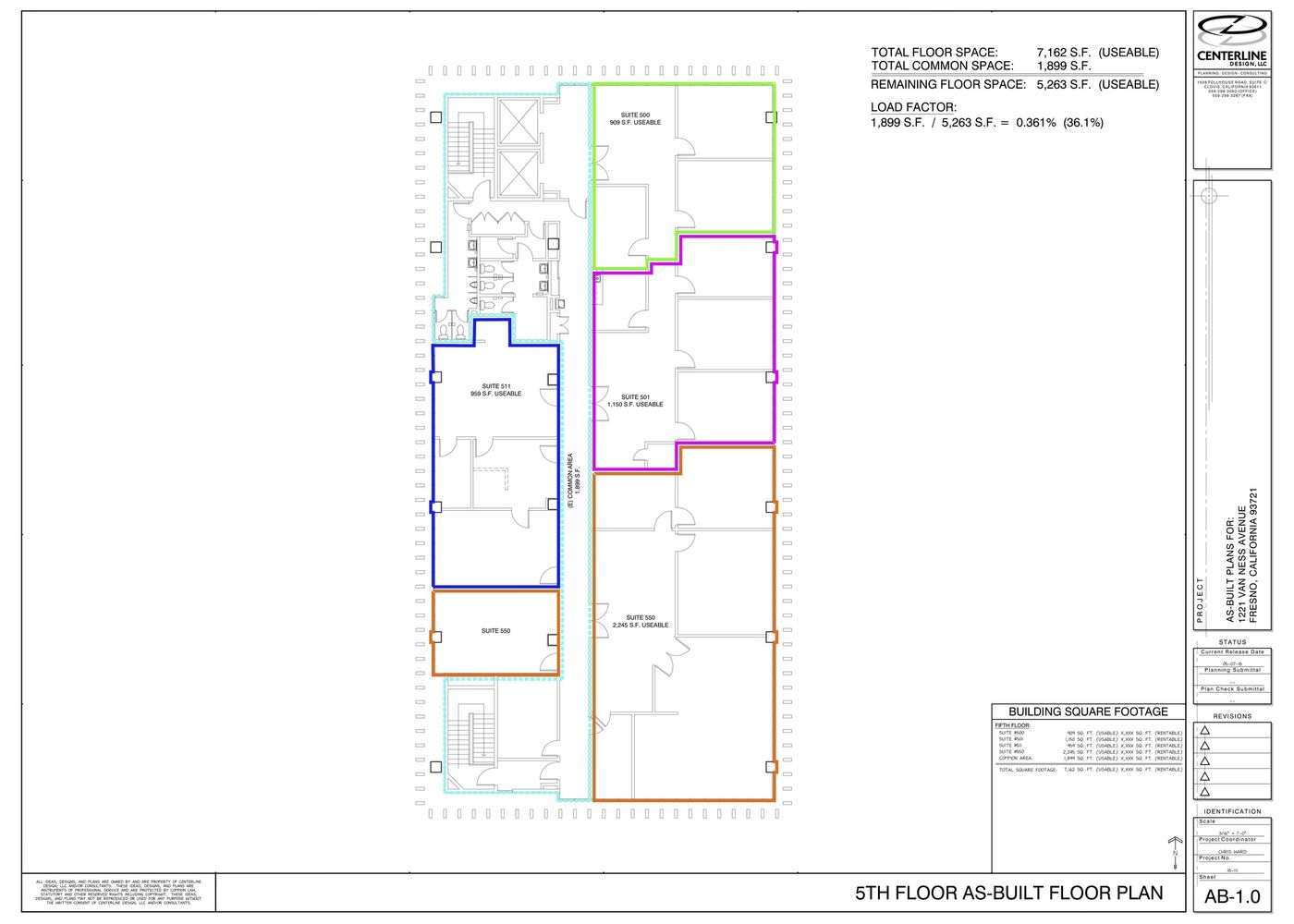 Office Space Available in Excellent Condition & Move-In Ready : 1221 Van Ness Ave, Fresno, CA 93721